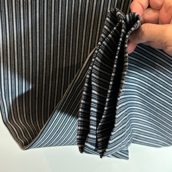 BANANA REPUBLIC Sz 12P Sloan Navy and White Slim Leg Ankle Length Trousers NEW - Picture 7 of 11